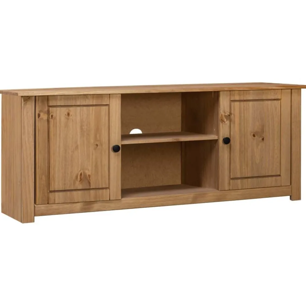 vidaXL Meuble TV 120x40x50 cm Bois de pin massif Gamme Panama