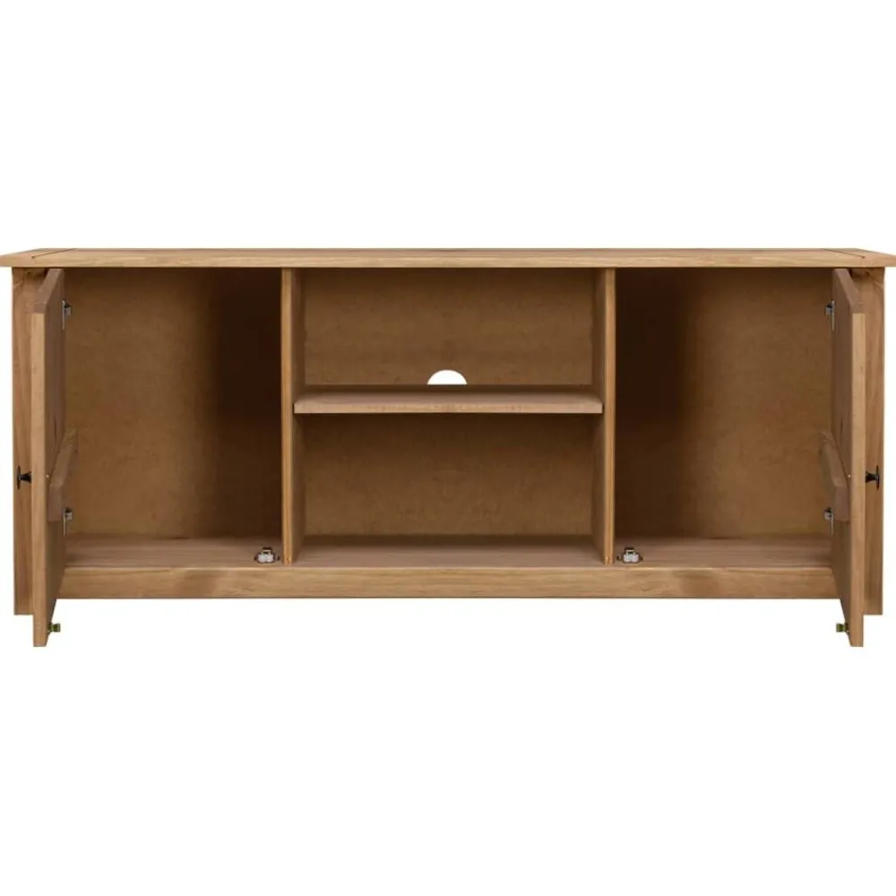 vidaXL Meuble TV 120x40x50 cm Bois de pin massif Gamme Panama