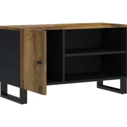 vidaXL Meuble TV 80x33x46 cm bois de manguier et d'ingénierie