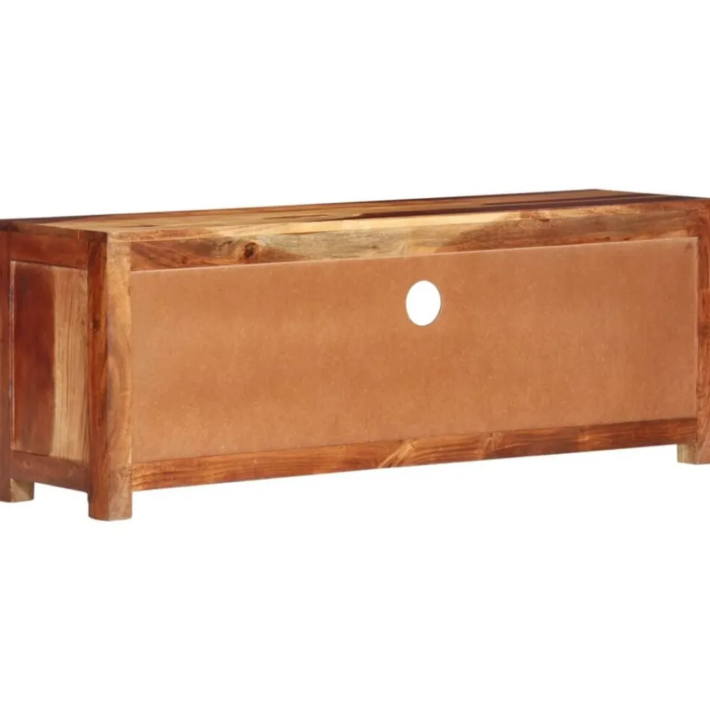 Meubles Tv-vidaXL Meuble TV 110x30x40 cm Bois d'acacia massif