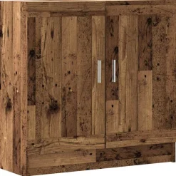 Étagères-vidaXL Meuble 82,5x30,5x80 cm bois d'ingénierie Vieux bois