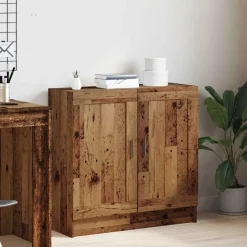 Étagères-vidaXL Meuble 82,5x30,5x80 cm bois d'ingénierie Vieux bois