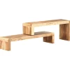 Meubles Tv-vidaXL Meubles TV 2 pcs Bois d'acacia massif