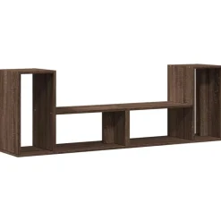 Meubles Tv-vidaXL Meubles TV 2 pcs chêne marron 75x30x50 cm bois ingénierie Ch&ecirc;ne marron