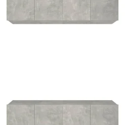 vidaXL Meubles TV 4 pcs 80x30x30 cm bois d'ingénierie