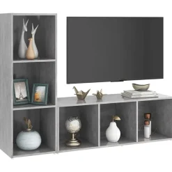 vidaXL Meubles TV 2 pcs 107x35x37 cm Bois d'ingénierie