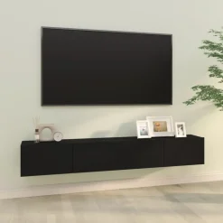 vidaXL Meubles TV muraux 2 pcs 100x30x30 cm bois d'ingénierie