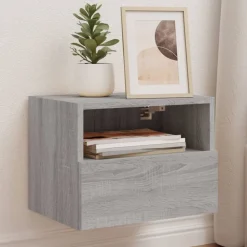 vidaXL Meubles TV muraux 2pcs 40x30x30cm bois d'ingénierie