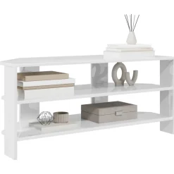 vidaXL MeubleTVd'Angle 102x40,5x45cm Bois d'ingénierie
