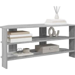 Meubles Tv-vidaXL MeubleTVd'Angle Gris Sonoma 102x40,5x45cm Bois d'ingénierie Sonoma gris