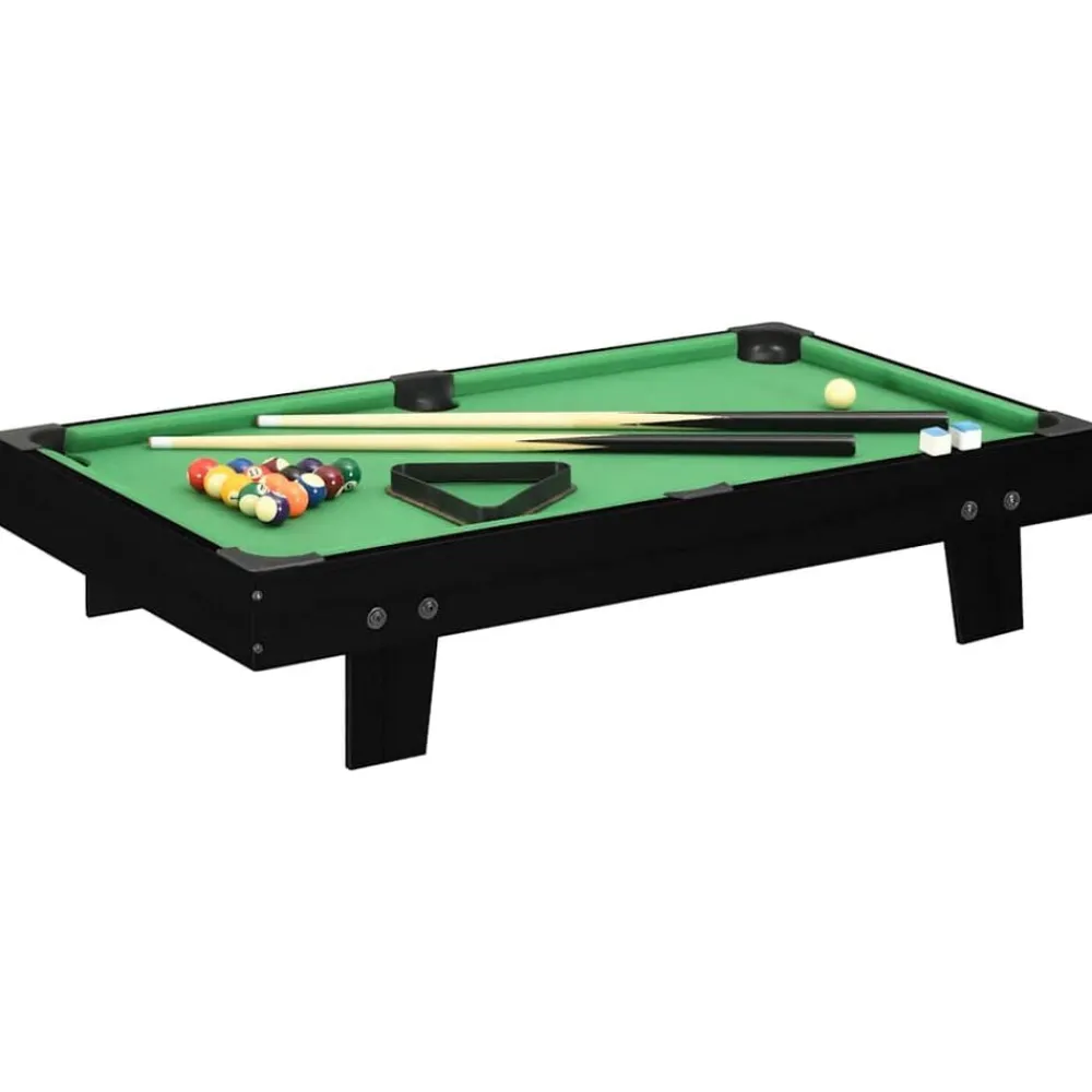 vidaXL Mini table de billard 3 pieds 92x52x19 cm