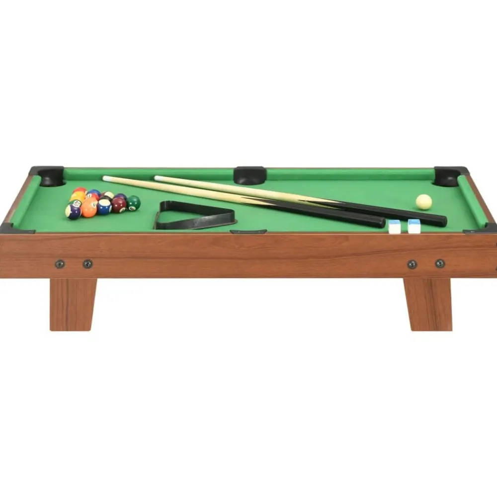 vidaXL Mini table de billard 3 pieds 92x52x19 cm
