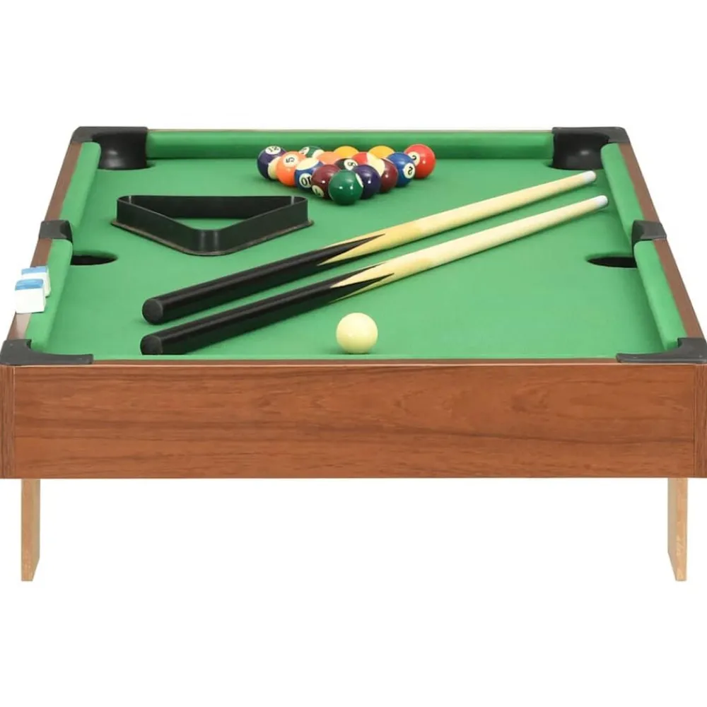 vidaXL Mini table de billard 3 pieds 92x52x19 cm
