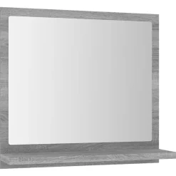 Armoires & Meubles De Rangement-vidaXL Miroir de bain 40x10,5x37 cm Bois d'ingénierie Sonoma gris