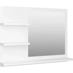 Armoires & Meubles De Rangement-vidaXL Miroir de salle de bain 60x10,5x45 cm bois d’ingénierie Blanc