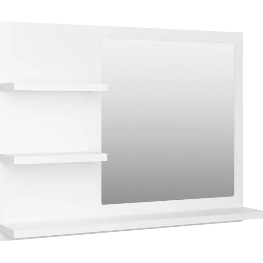 Armoires & Meubles De Rangement-vidaXL Miroir de salle de bain 60x10,5x45 cm bois d’ingénierie Blanc