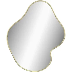 Décorations-vidaXL Miroir mural 50x40 cm Doré