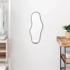 Décorations-vidaXL Miroir mural 60x25 cm Noir
