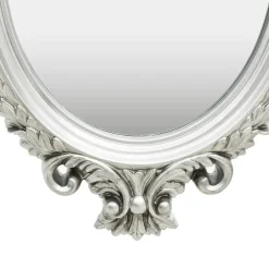 Décorations-vidaXL Miroir mural style château 56x76 cm é Argent