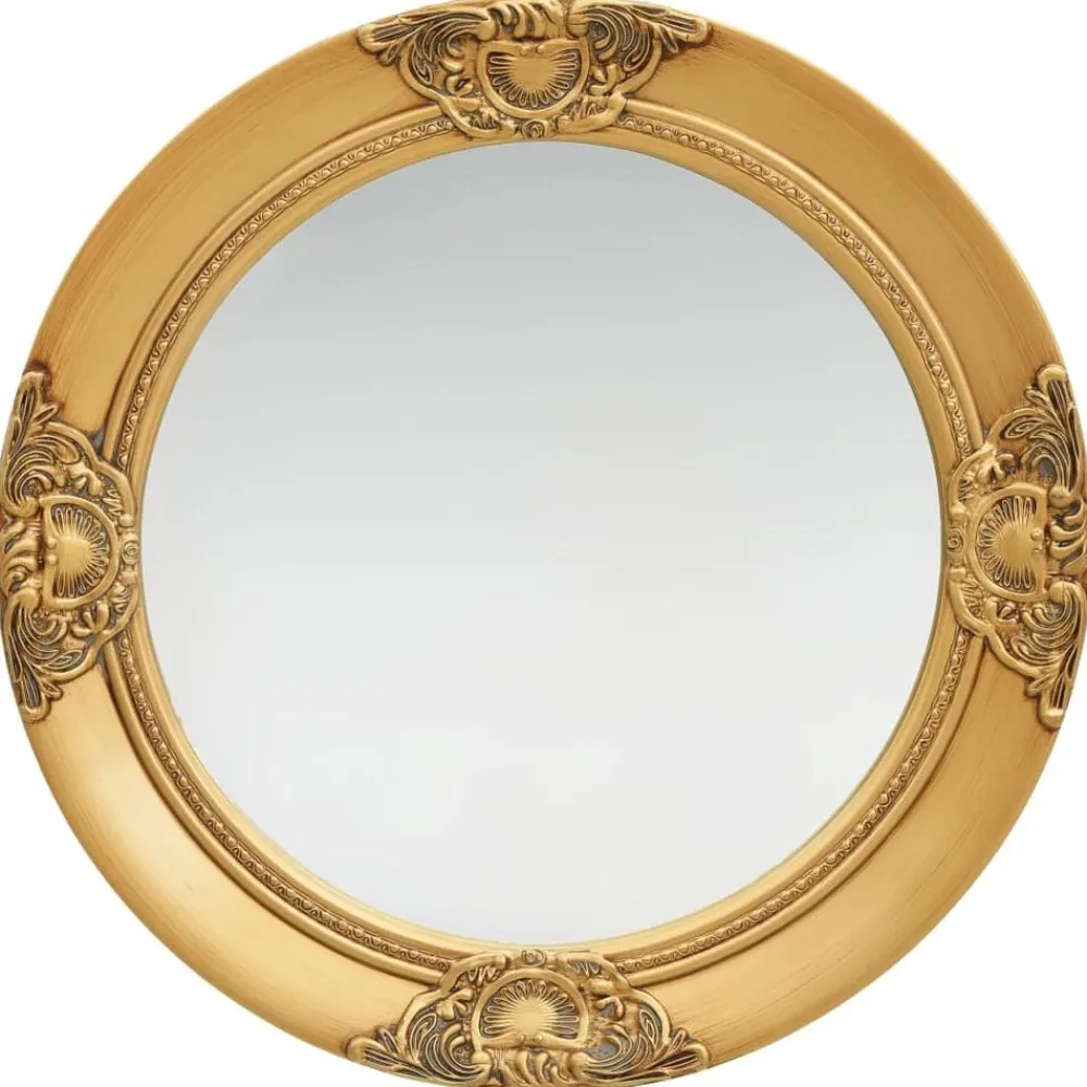 Décorations-vidaXL Miroir mural style baroque 50 cm Doré