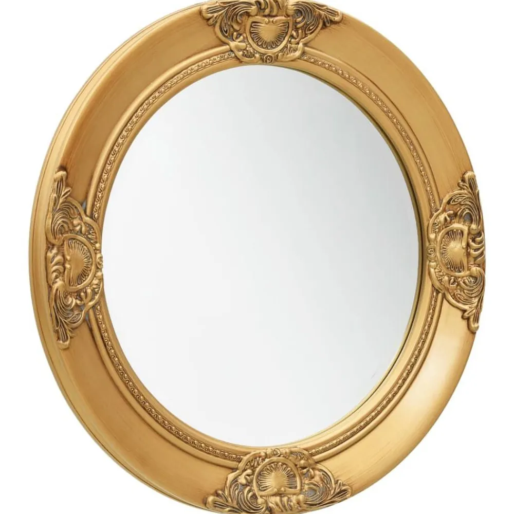 Décorations-vidaXL Miroir mural style baroque 50 cm Doré