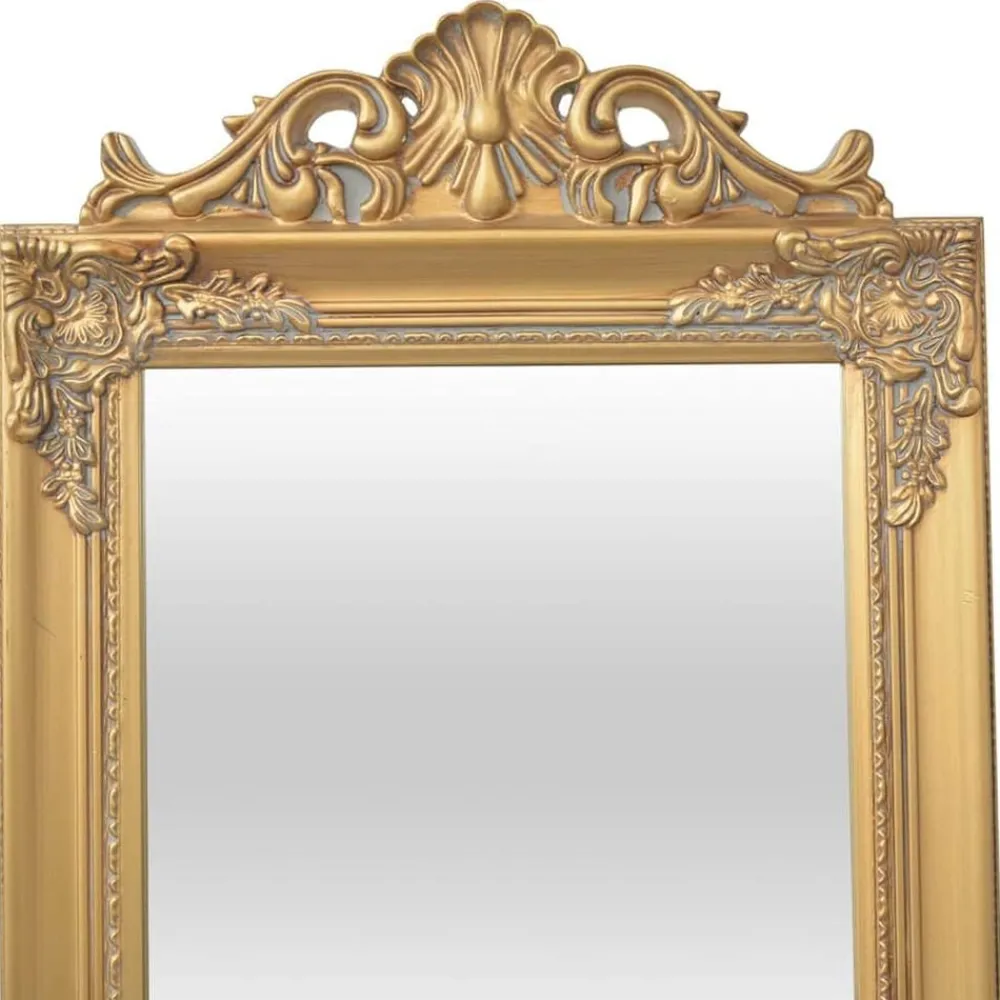 Décorations-vidaXL Miroir sur pied Style baroque 160x40 cm Doré