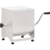 vidaXL Mélangeur de viande avec boîte de vitesse Argenté Inox