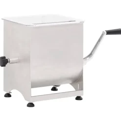 vidaXL Mélangeur de viande avec boîte de vitesse Argenté Inox