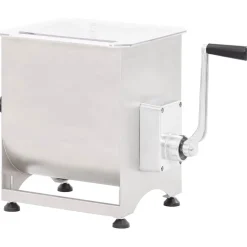 vidaXL Mélangeur de viande avec boîte de vitesse Argenté Inox