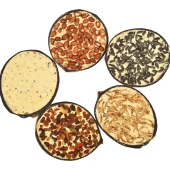 Articles Pour Animaux De Compagnie-vidaXL Moitiés de noix de coco de nourriture d'oiseaux 10 pcs 290 g