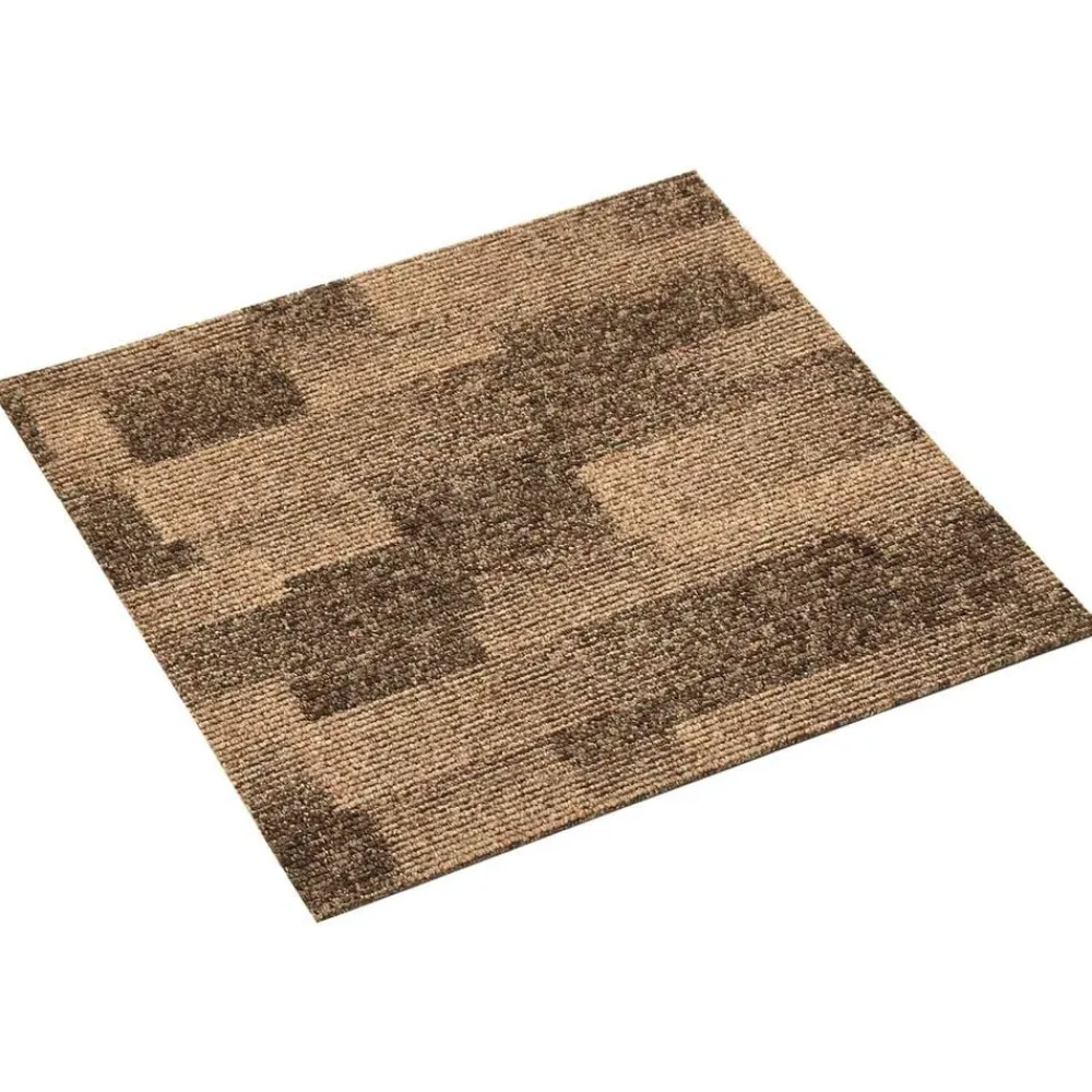Matériaux De Construction-vidaXL Moquette de sol 20 pcs 50 x 50 cm PP Marron