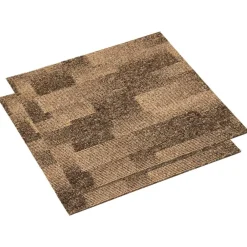 Matériaux De Construction-vidaXL Moquette de sol 20 pcs 50 x 50 cm PP Marron