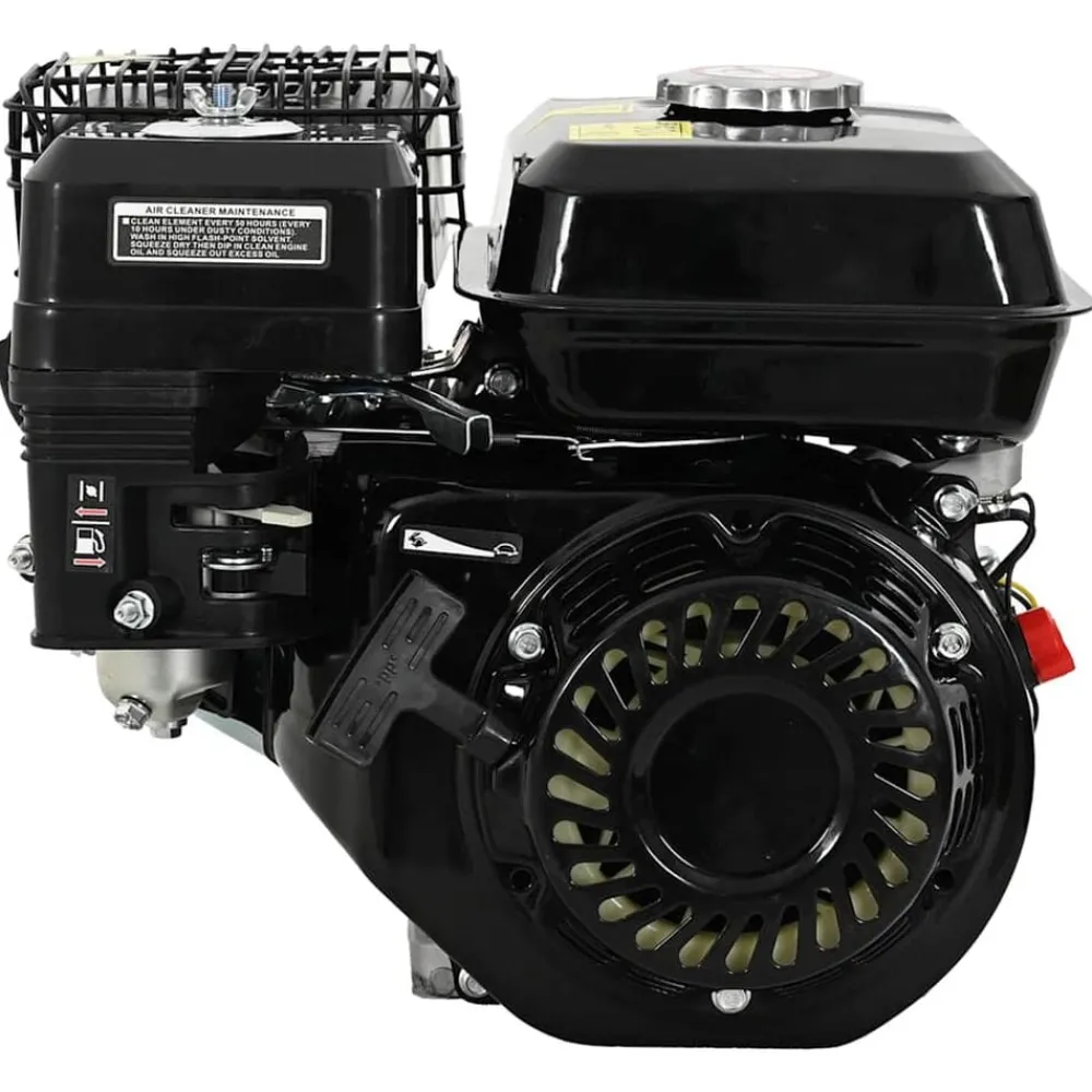 Accessoires Électriques-vidaXL Moteur à essence 6,5 CH 4,8 kW Noir