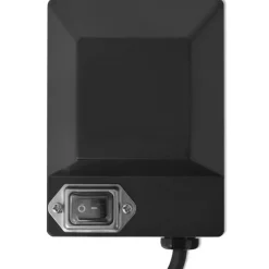 vidaXL Moteur de broche à rôtir 4W Noir