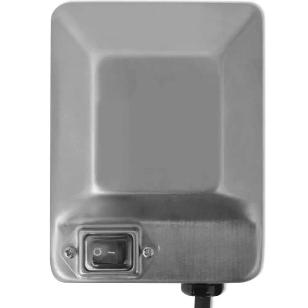 vidaXL Moteur de broche à rôtir 4W Acier inoxydable