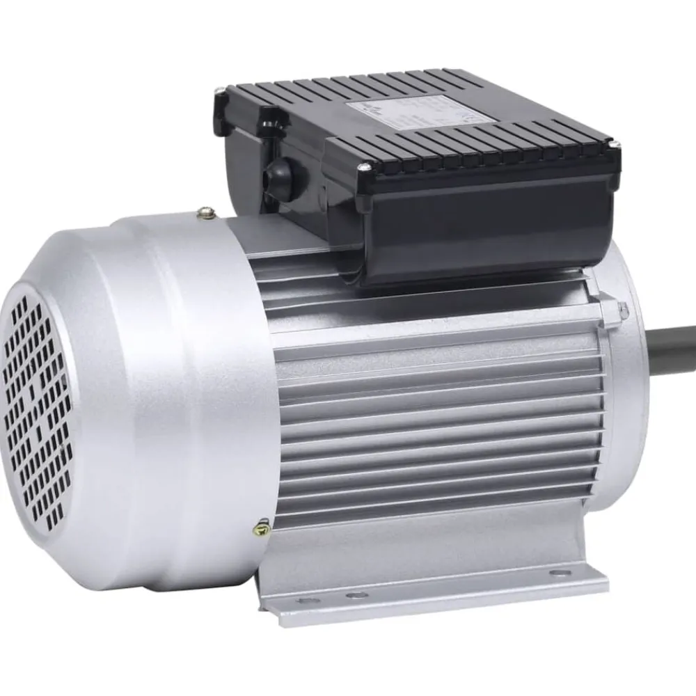 vidaXL Moteur monophasé Aluminium 1,5kW/2 CH 2 pôles 2800 tr/min