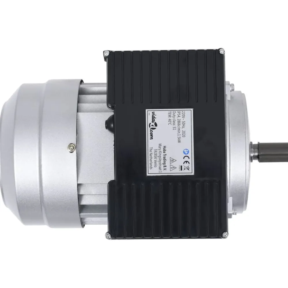 vidaXL Moteur monophasé Aluminium 1,5kW/2 CH 2 pôles 2800 tr/min