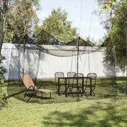 Loisirs De Plein Air-vidaXL Moustiquaire d'extérieur 220 mailles e 300 x 300 x 250 cm Noir