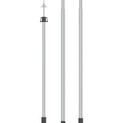 vidaXL Mât de bâche télescopique avec longueur de 102-260 cm Aluminium