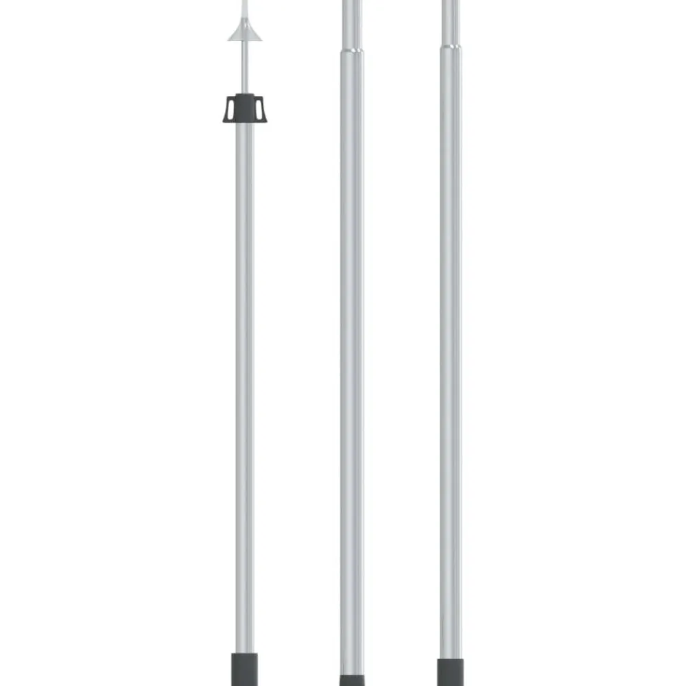 vidaXL Mât de bâche télescopique avec longueur de 102-260 cm Aluminium