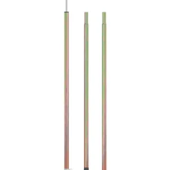 Loisirs De Plein Air-vidaXL Mât de tente télescopique longueur 170-255 cm acier galvanisé