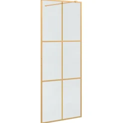 vidaXL Mur de Douche à L'Italienne 80 x 195 cm verre trempé