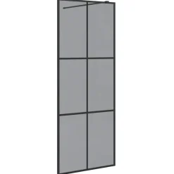 vidaXL Mur de Douche à L'Italienne 80 x 195 cm verre trempé