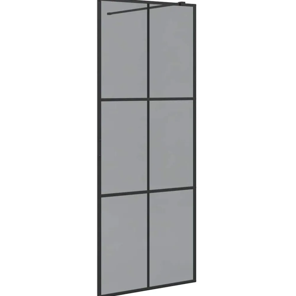vidaXL Mur de Douche à L'Italienne 80 x 195 cm verre trempé