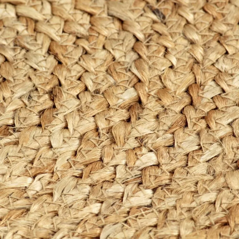 vidaXL Napperons 4 pcs Naturel Plain 38 cm Rond Jute