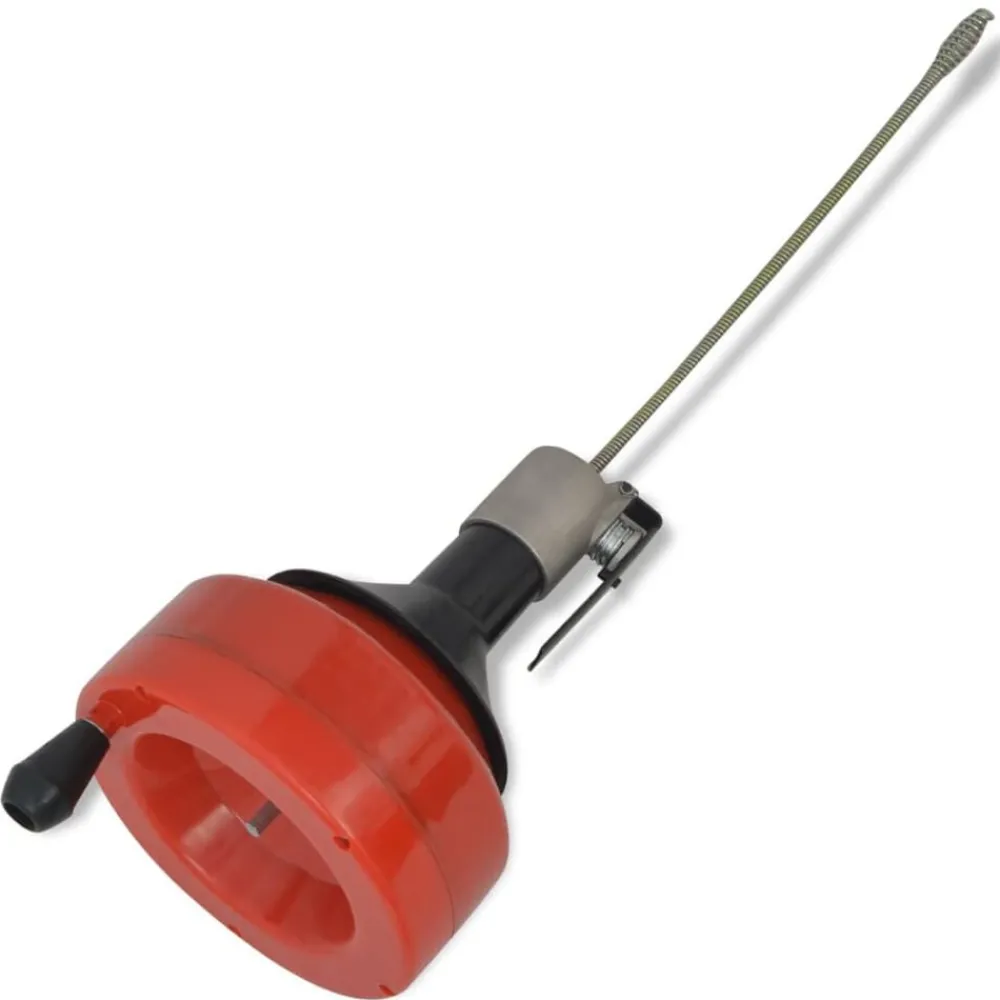 vidaXL Nettoyeur manuel / actionné par perceuse de canalisation 8 m