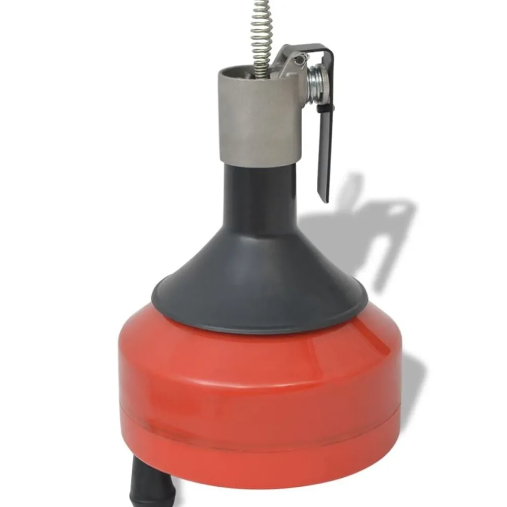 vidaXL Nettoyeur manuel / actionné par perceuse de canalisation 8 m