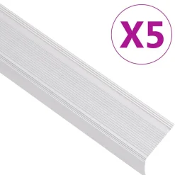 vidaXL Nez de marche forme en L 5 pcs aluminium 100 cm