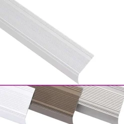 vidaXL Nez de marche forme en L 5 pcs aluminium 100 cm