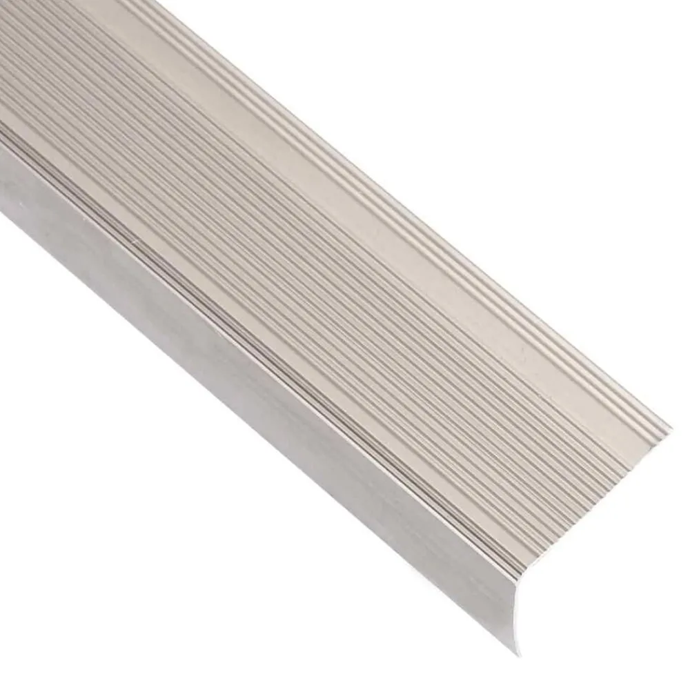 vidaXL Nez de marche forme en L 5 pcs aluminium 90 cm